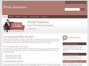 Fresh Business Free Website Template