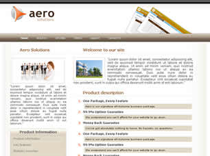 Aero Solutions Free Website Template