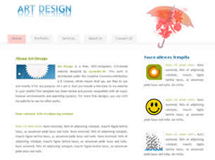 Art Design Free Website Template