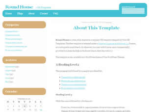 Round House Free Website Template