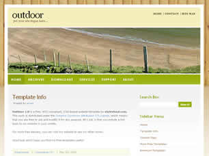 Outdoor 1.0 Free Website Template