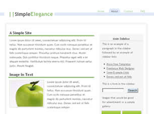 SimpleElegance Free Website Template