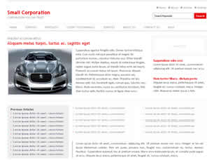 Small Corporation Free CSS Template