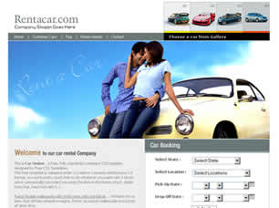 Car Online Free Website Template