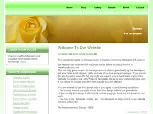 Flower Free Website Template