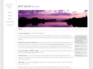 Just Lucid Free CSS Template