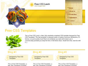 Free CSS Lunch Free Website Template