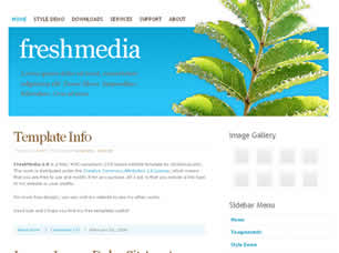 FreshMedia 1.0 Free Website Template