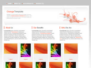 Orange Free Website Template