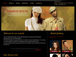 Fashion House Free CSS Template