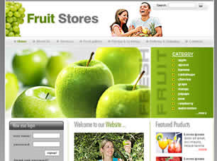 Fruit Stores Free Website Template