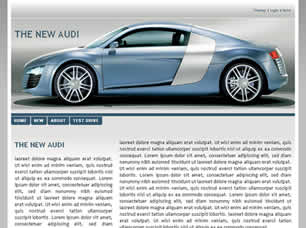 The New Audi Free CSS Template