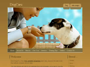 DogCare Free Website Template