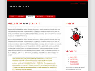 Ruby Free CSS Template