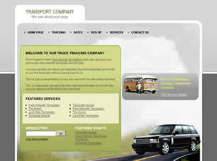 Transport Company Free Website Template