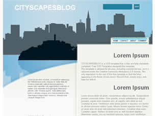 CityScapesBlog Free Website Template