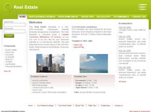 Real Estate Free CSS Template