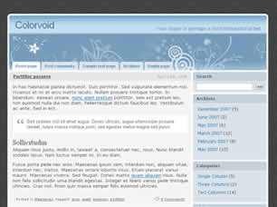 Colorvoid Free CSS Template