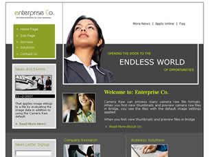 Enterprise Co. Free Website Template