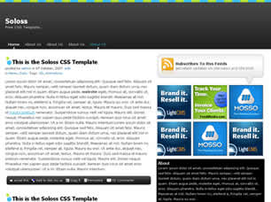 Soloss Free CSS Template