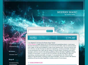 Modern Magic Free Website Template