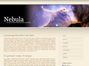 Nebula Free CSS Template