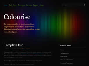 Colourise 1.0 Free Website Template