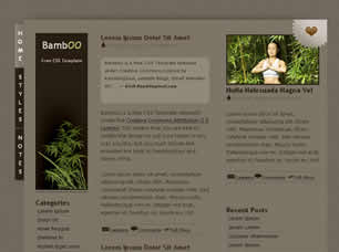 Bamboo Free Website Template