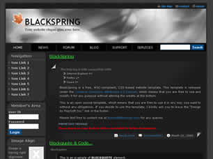 BlackSpring Free Website Template