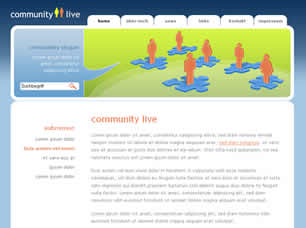 Community Live Free Website Template