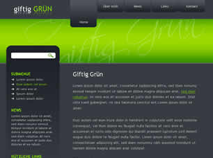 Giftig Grün Free Website Template