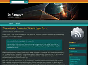 In Fantasy Free CSS Template