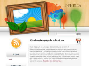 Ophelia Free Website Template