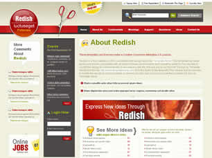 Redish Free Website Template