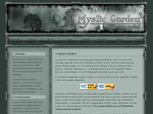 Mystic Garden Free Website Template