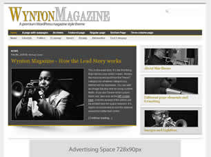  Wynton Magazine Free Website Template