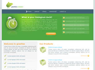 Greefies Free CSS Template