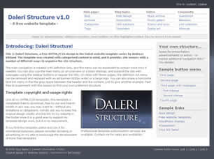 Daleri Structure v1.0 Free CSS Template
