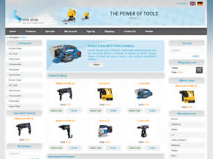 Tools Shop Free Website Template