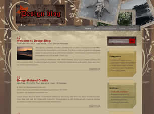 Design Blog Free Website Template