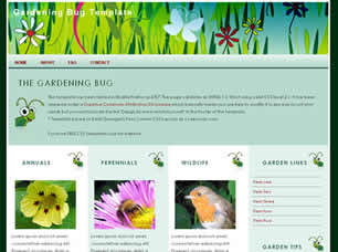 Gardening Bug Free Website Template
