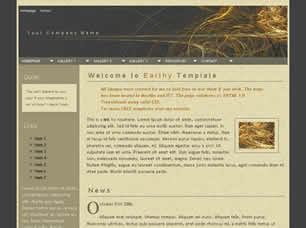 Earthy Free Website Template