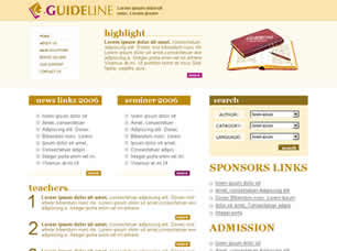 Guideline Free Website Template
