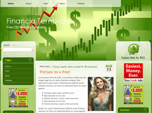 Financia Free Website Template