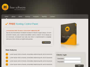 H Free Software Free Website Template