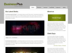 BusinessPlus Free Website Template