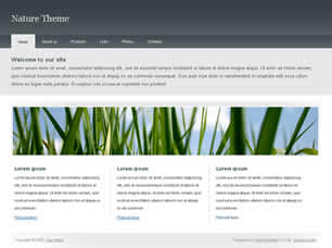 Nature Theme Free CSS Template