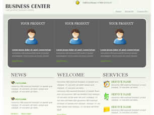Business Center Free Website Template