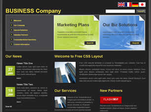 Business Company Free Website Template