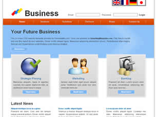 Future Business Free Website Template